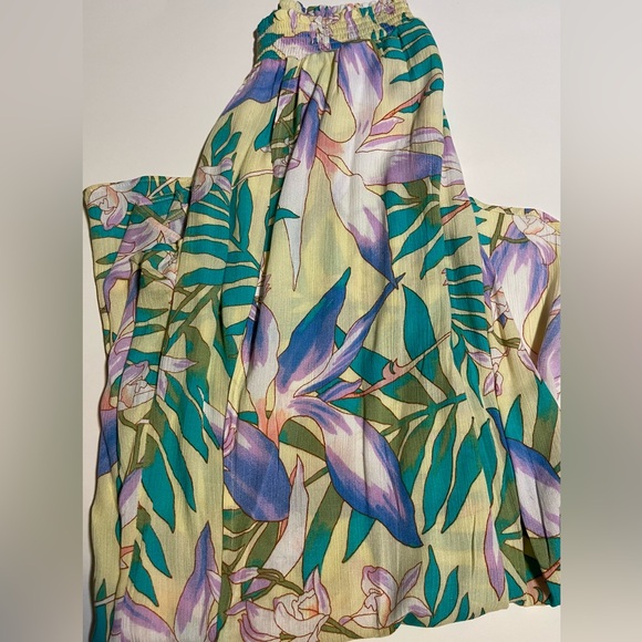 Billabong Split Spirit Floral Pants-L - Picture 4 of 6